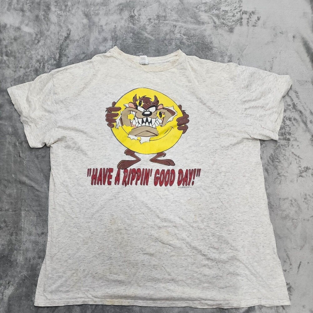 Vintage 1996 TAZ Tshirt Looney Tunes "Have A Rippin' Good Day!" Size XL